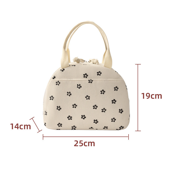 Insulated Floral Print Lunch Bag Kalsten