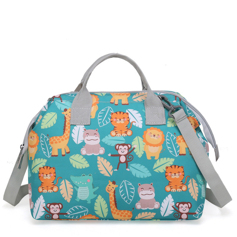 Playful Patterned Travel Satchel Kalsten