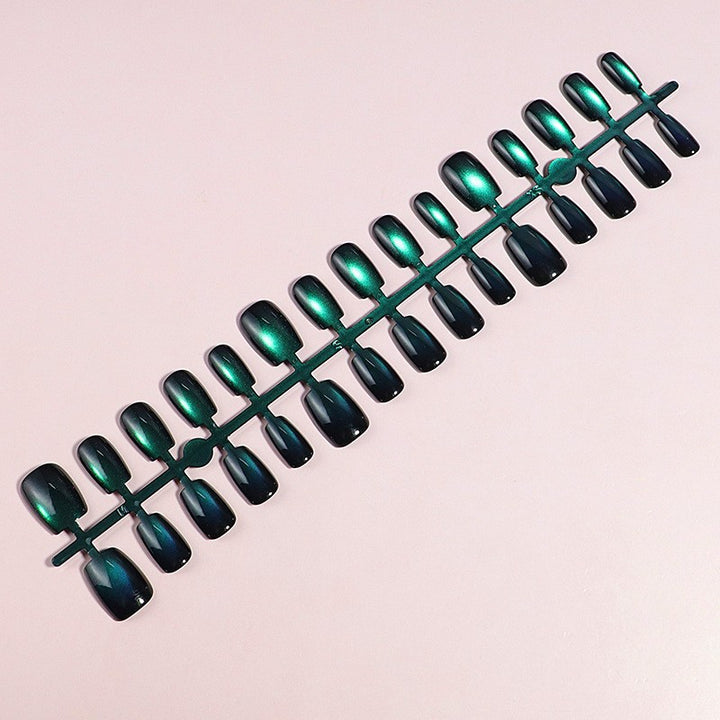 Stylish Iridescent Press-On Nail Set Kalsten
