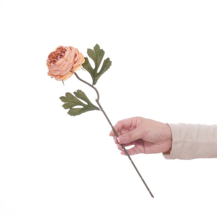 Realistic Floral Stem with Detailed Petals