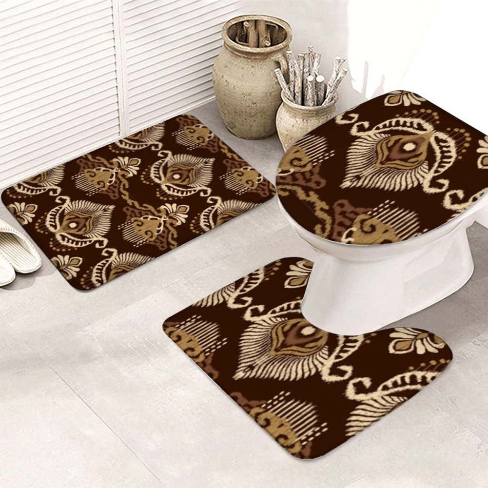 Vintage-Inspired Bath Mat Set