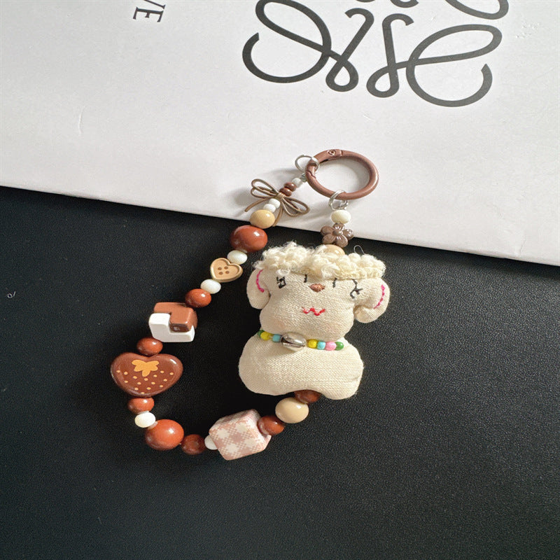 Whimsical Plush Charm Keychain Kalsten