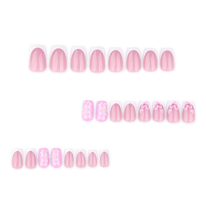 Premium Nail Design with Floral Motifs Kalsten