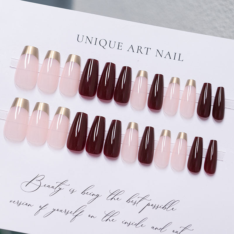 Elegant Glossy Press-On Nails