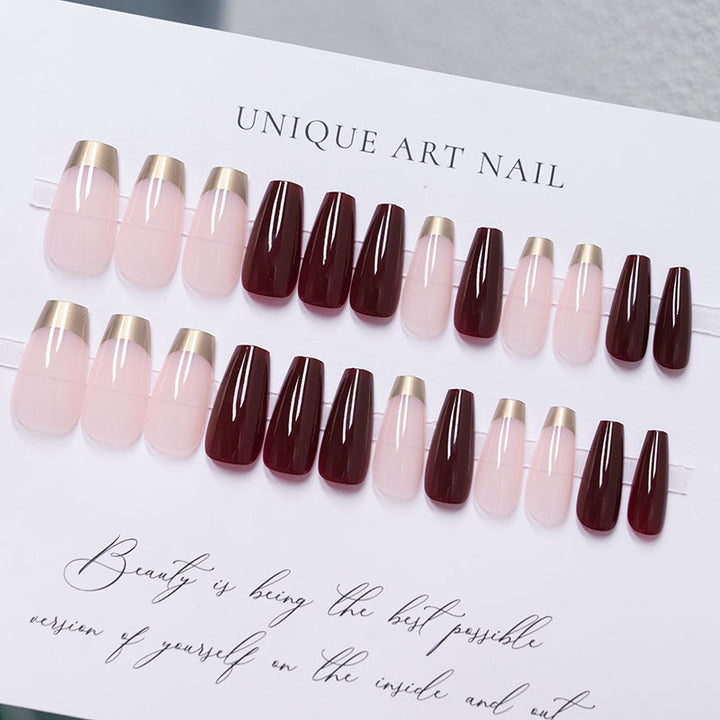 Elegant Glossy Press-On Nails
