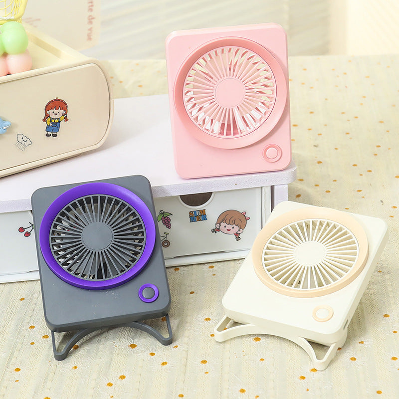 Ladies table fan with USB connection and flexible tilt function Kalsten