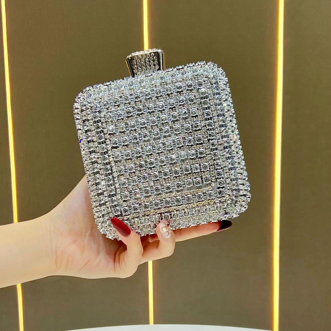 Glamorous Rhinestone-Embellished Clutch