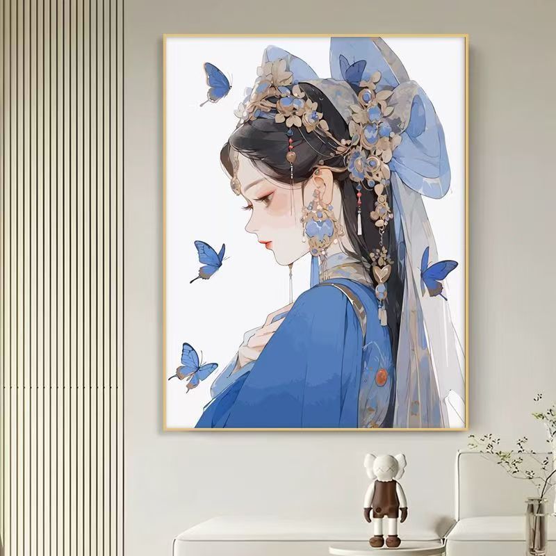 Elegant Butterfly-Themed Canvas Art Print Kalsten