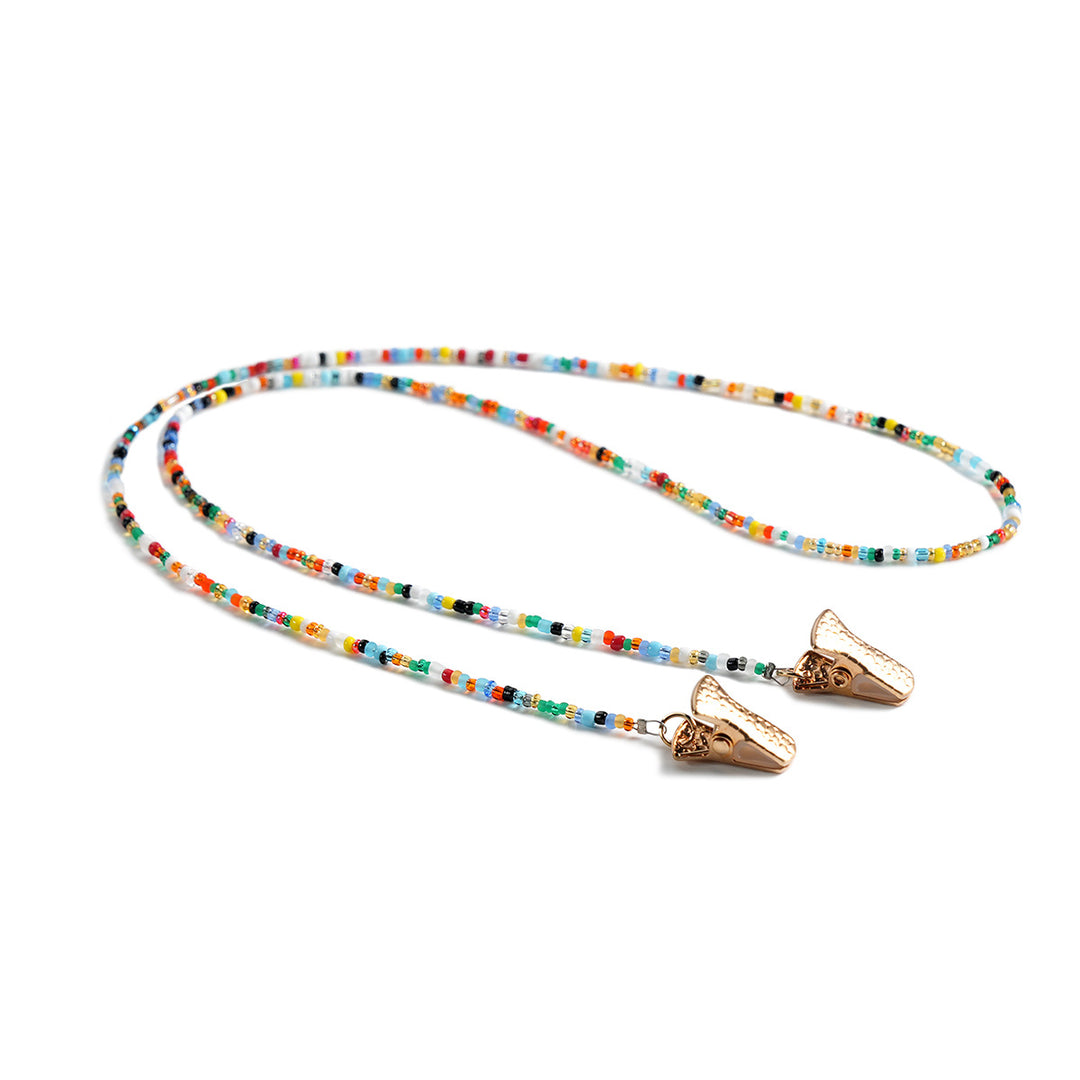 Beaded Eyewear Chain with Secure Clasps kalsten