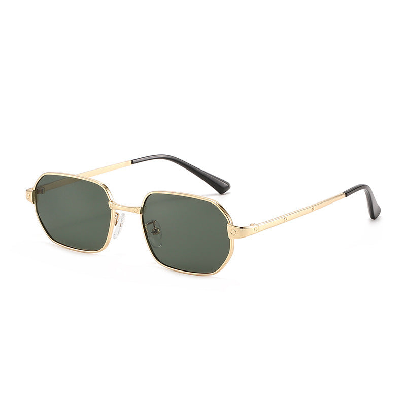 Geometric Metal Frame Sunglasses Kalsten