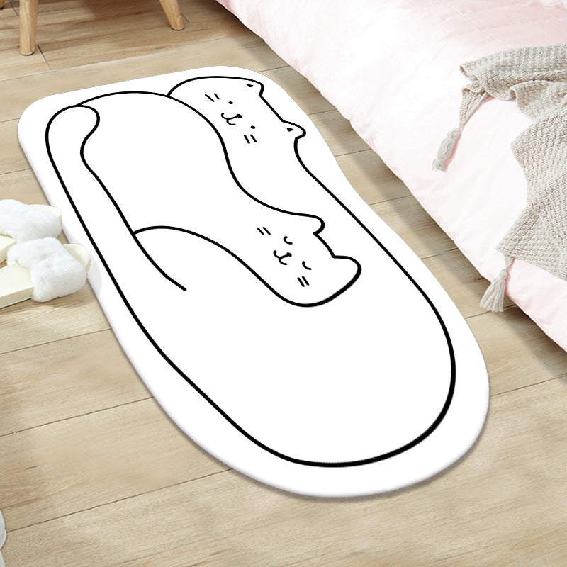 Cat-Themed Plush Area Kalsten