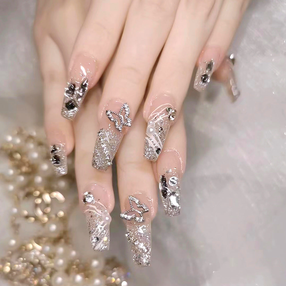 Decorative Glittering Nail Art Tips