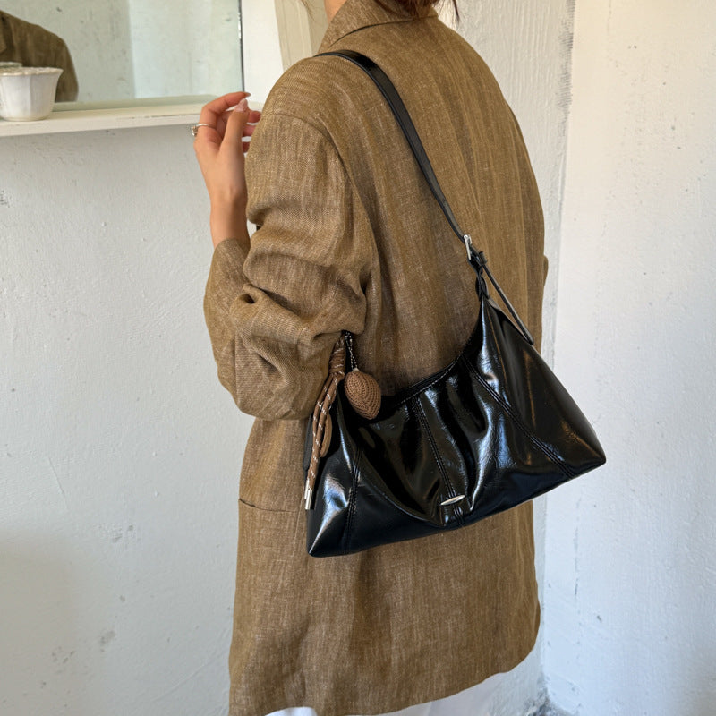 Luxurious Soft Leather Shoulder Bag Kalsten