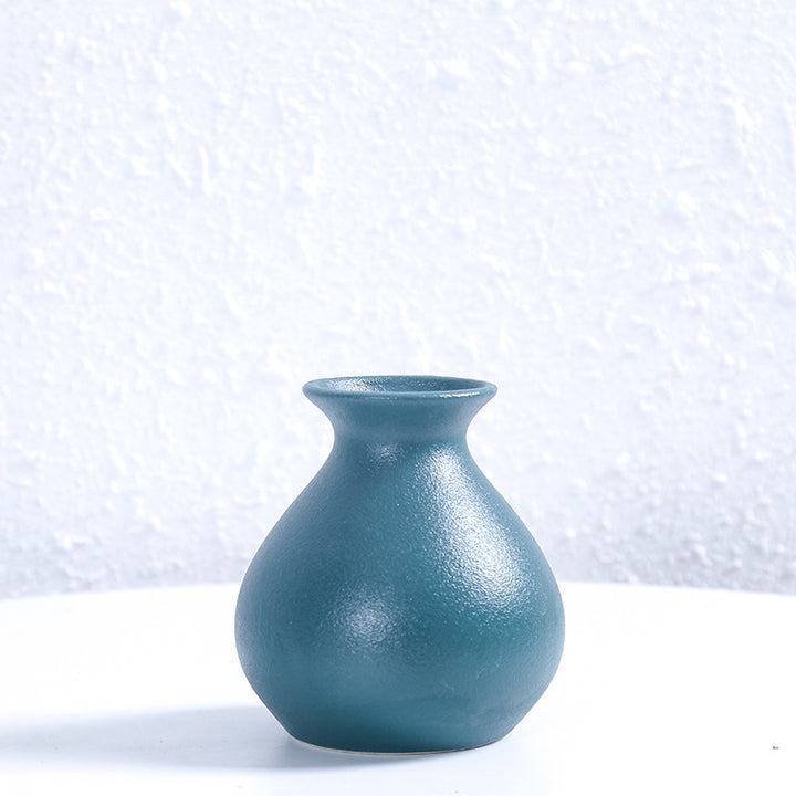 Modern Textured Ceramic Decorative Flower Vase Kalsten