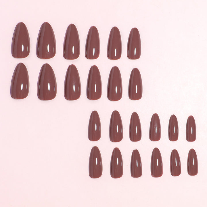 Almond-Shaped Press-On Nail Set with DIY Applicator Kalsten