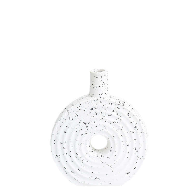 Decorative Round Ceramic Vase Kalsten