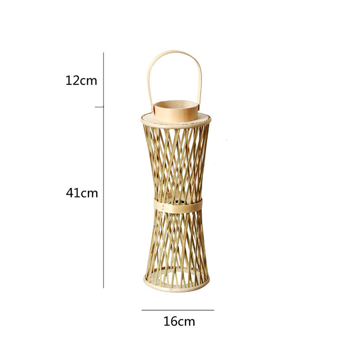 Elegant Lantern made of Rattan Kalsten