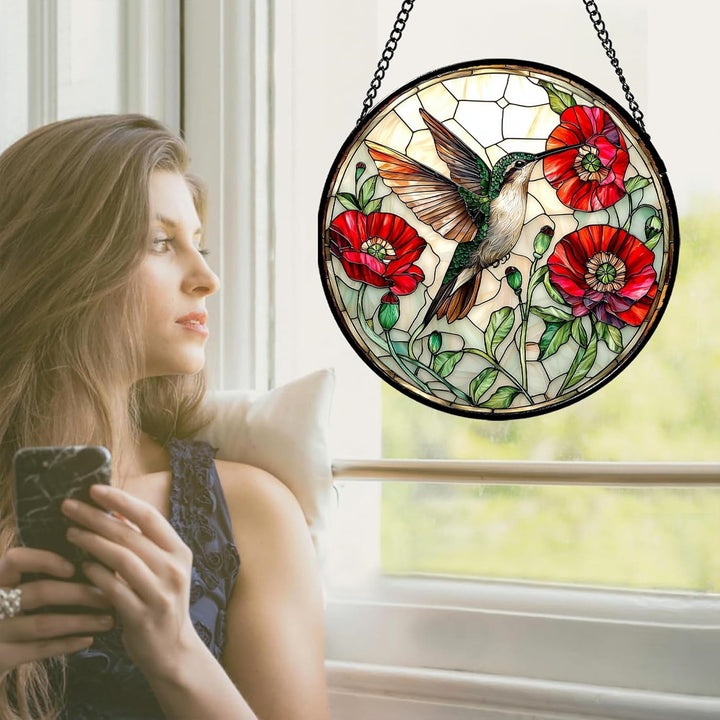 Stained Glass Phoenix Wall Art Kalsten