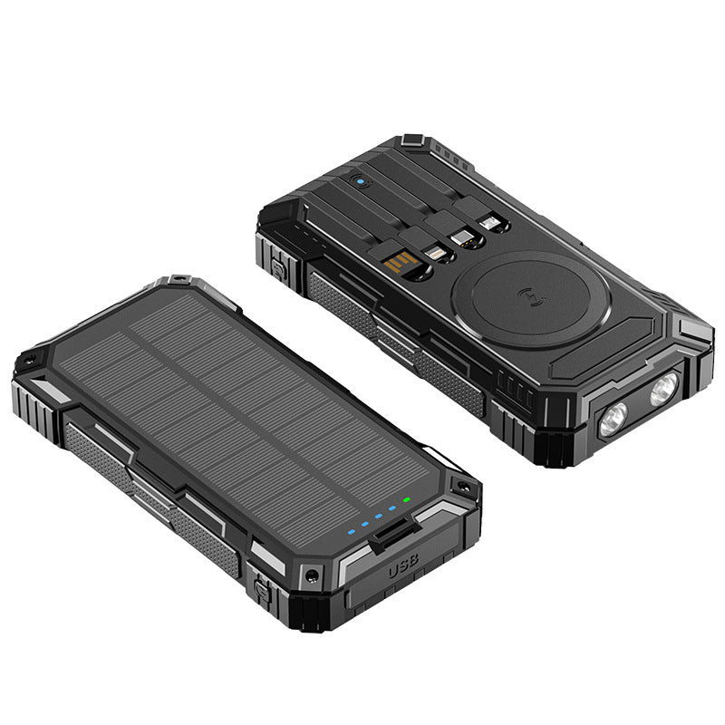 Solar Powerbank With Integrated LED Light Kalsten