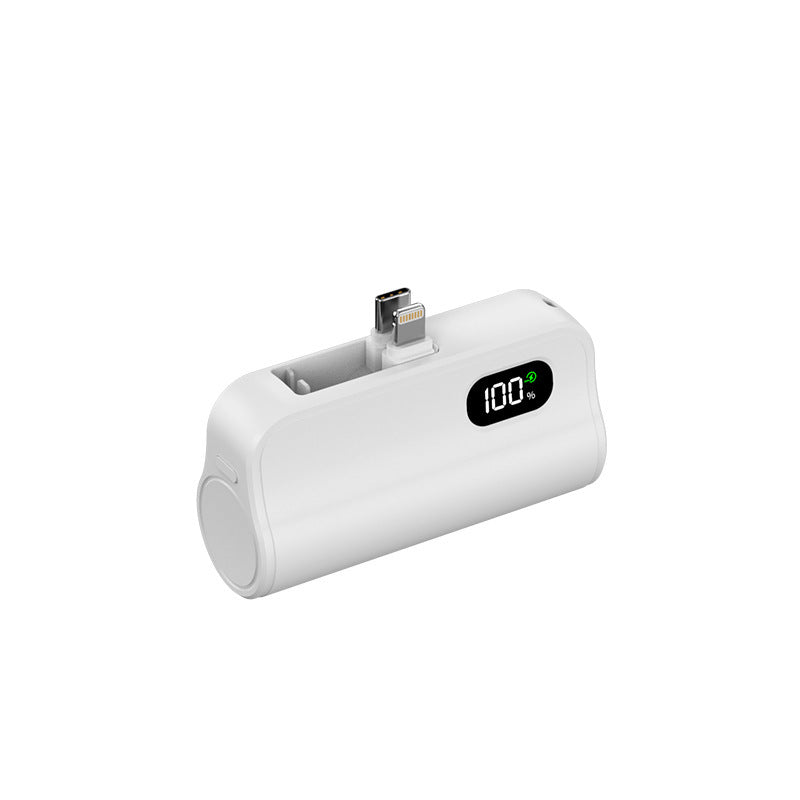 Compact power bank with integrated charging function and LED status display Kalsten