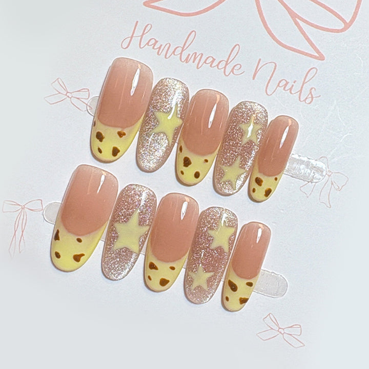 Premium French Tip Press-On Nails Kalsten