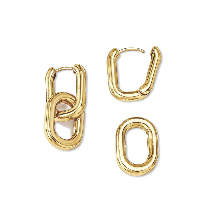 Elegant Spiral Drop Earrings Kalsten