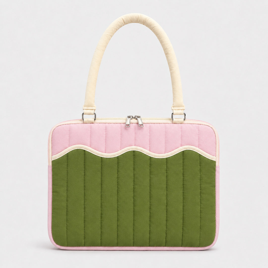 Quilted Laptop Sleeve Tote