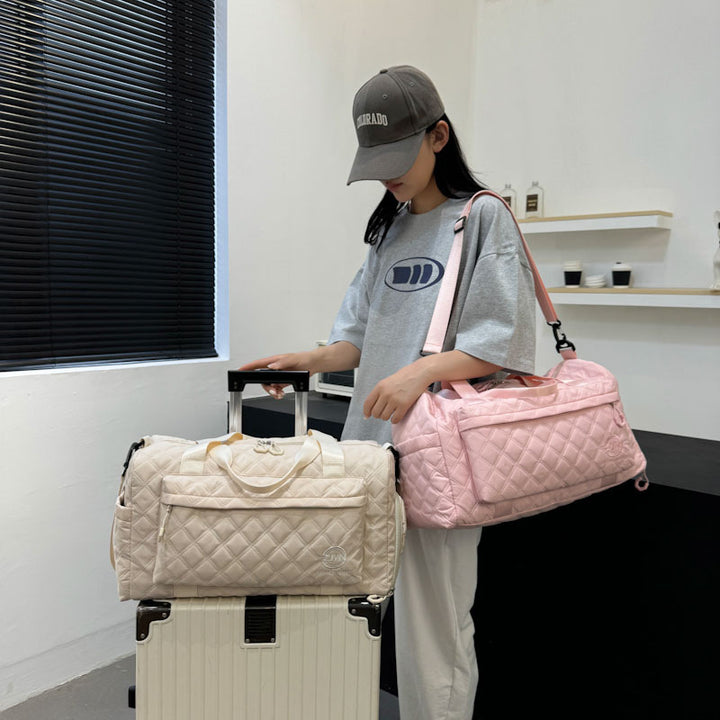 Quilted Travel Gym Duffle Bag Kalsten