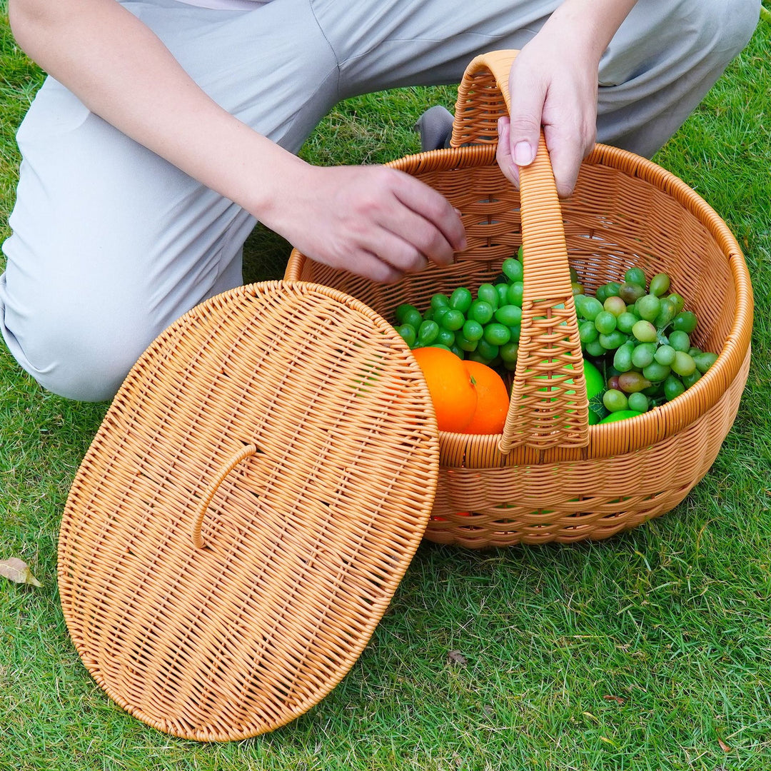Elegant Woven Storage Basket Kalsten