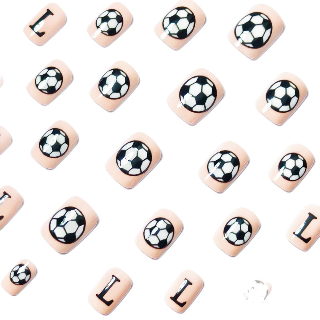 Sporty Themed Nail Art Design Kalsten