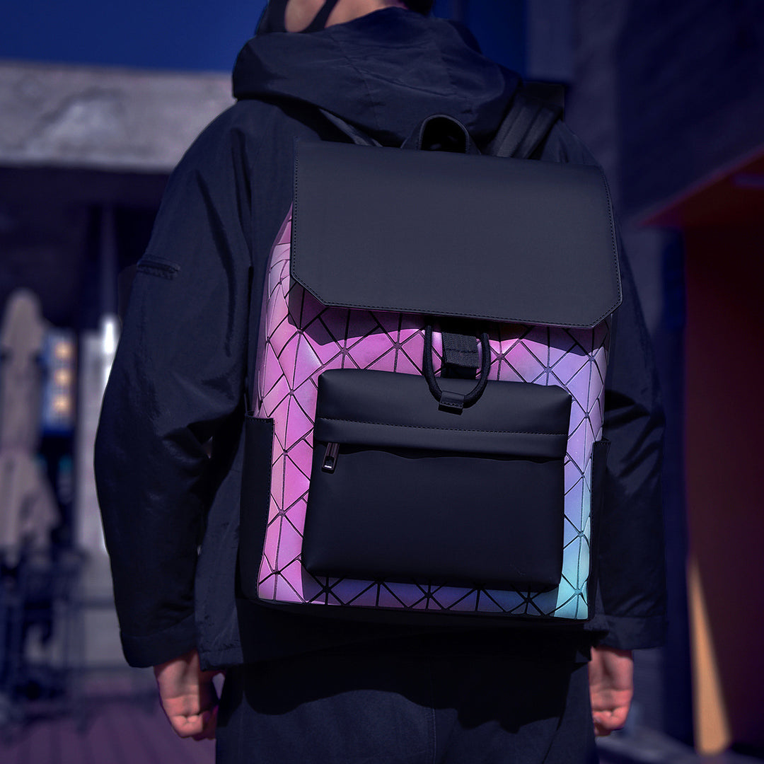 Trendy Geometric Print Backpack Kalsten