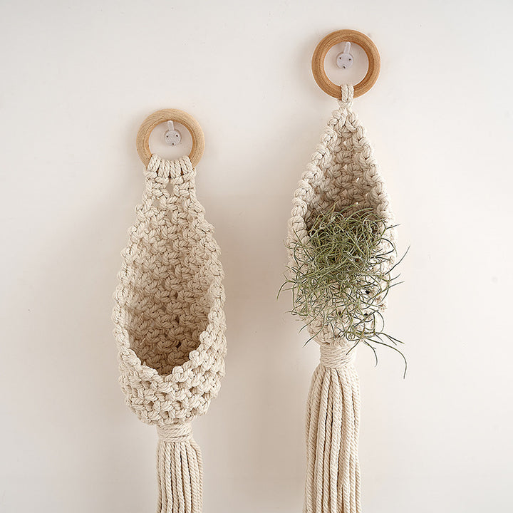Macramé Plant Holder with Decorative Hanging Design Kalsten