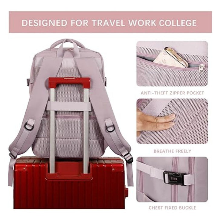 Versatile backpack with ergonomic design and numerous compartments Kalsten