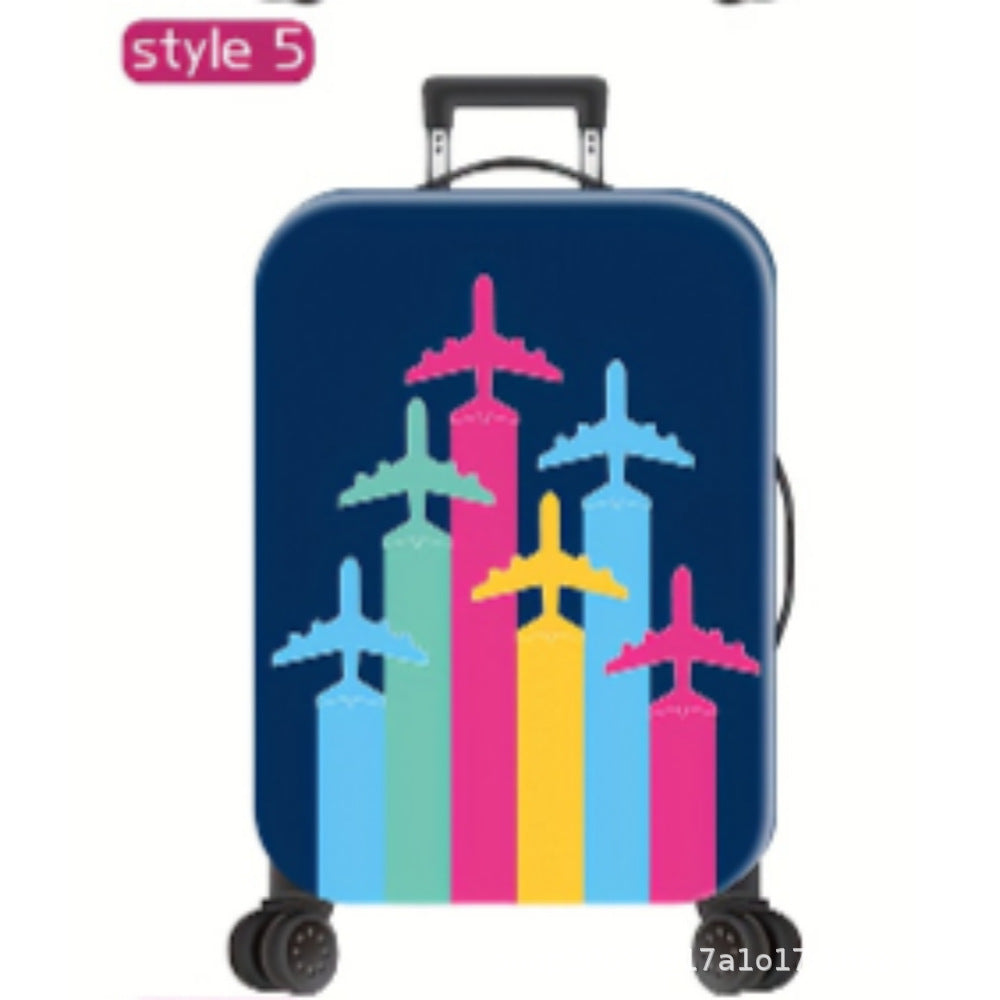 Unisex Hard Shell Travel Suitcase with Motivational Airplane Design Kalsten