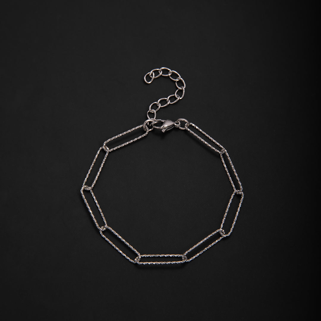 Elegant Geometric Link Bracelet Kalsten