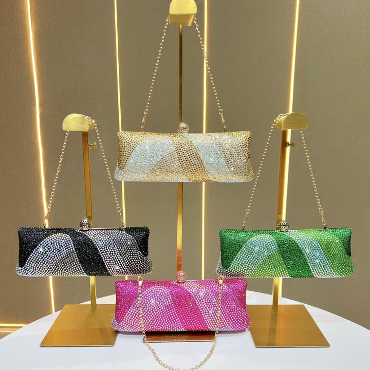Glamorous Rhinestone-Studded Clutch