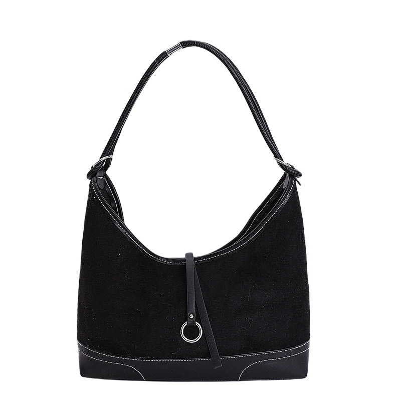 Suede Hobo Bag
