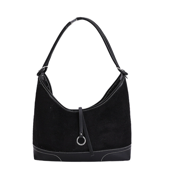 Suede Hobo Bag