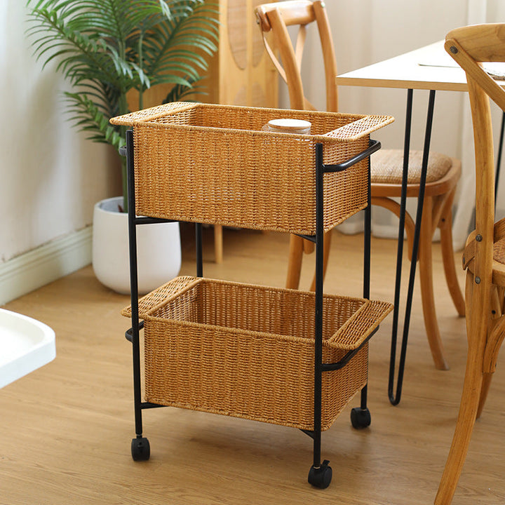 Large Handcrafted Woven Storage Bin Kalsten