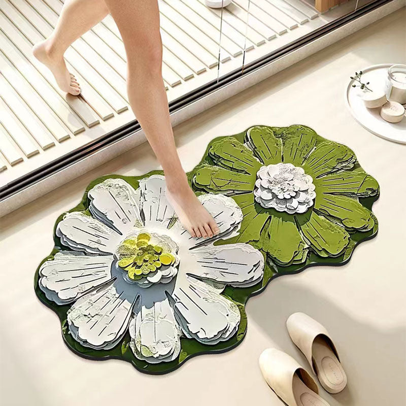 Floral Pattern Mat