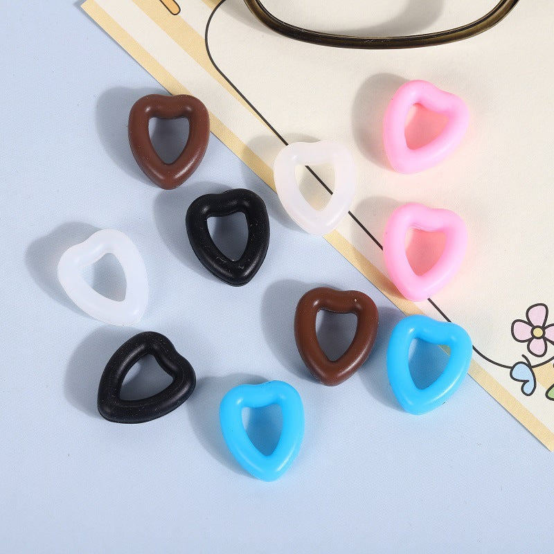 Heart-Shaped Rubber Accessories Kalsten
