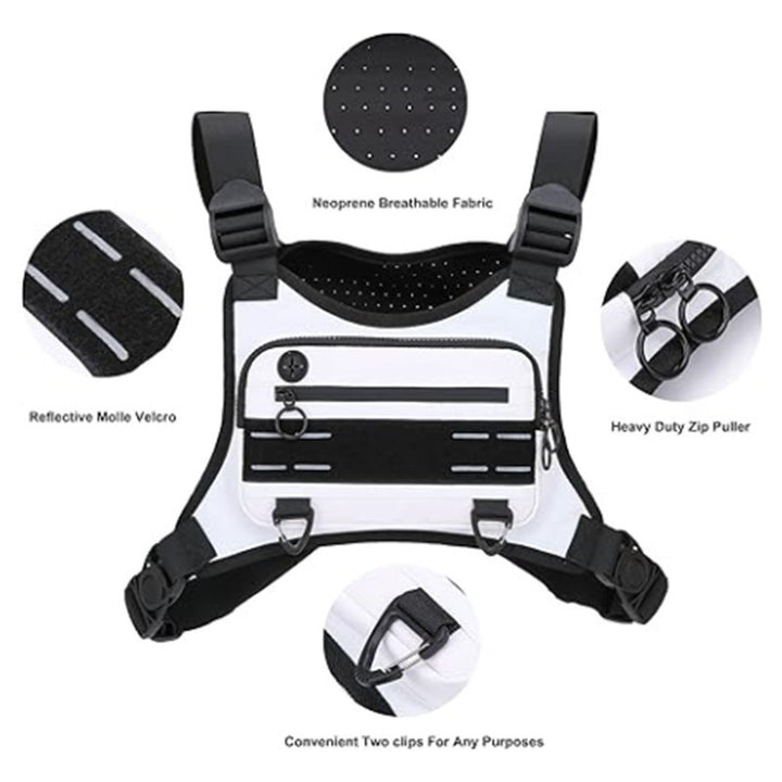 Multifunctional vest with adjustable straps and numerous pockets Kalsten
