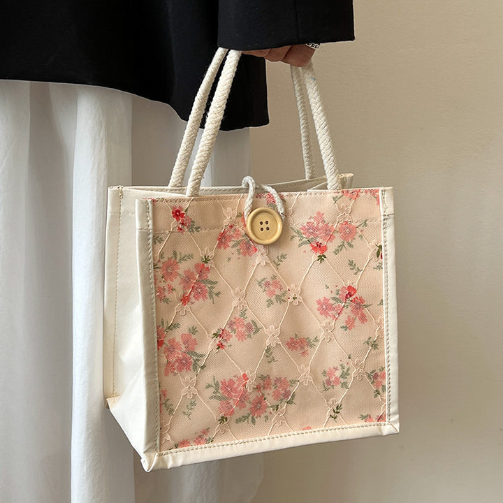 Decorative Floral Tote