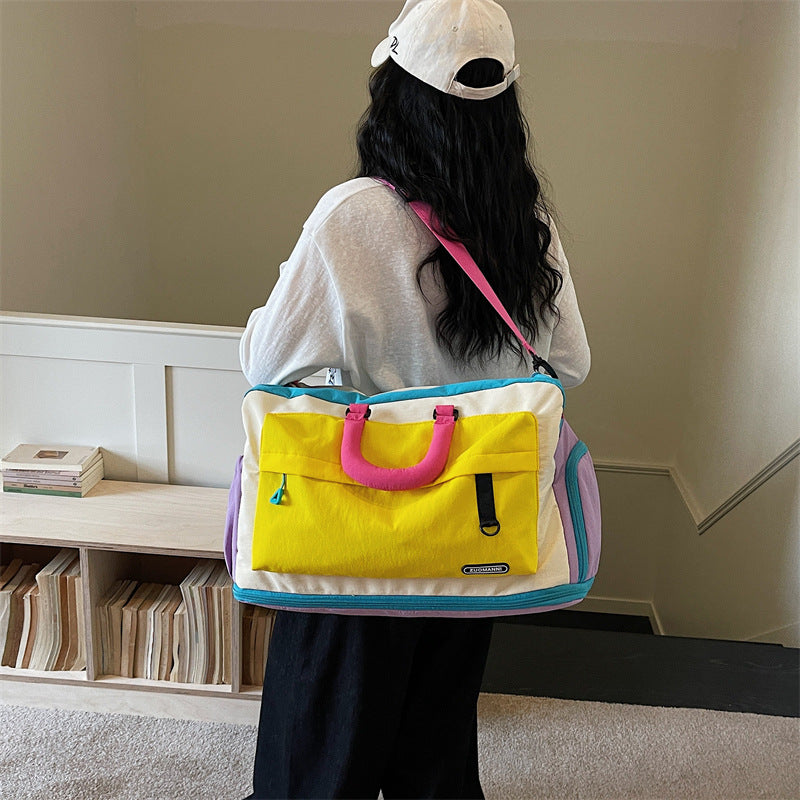 Colorful Multi-Pocket Travel Duffle Bag Kalsten