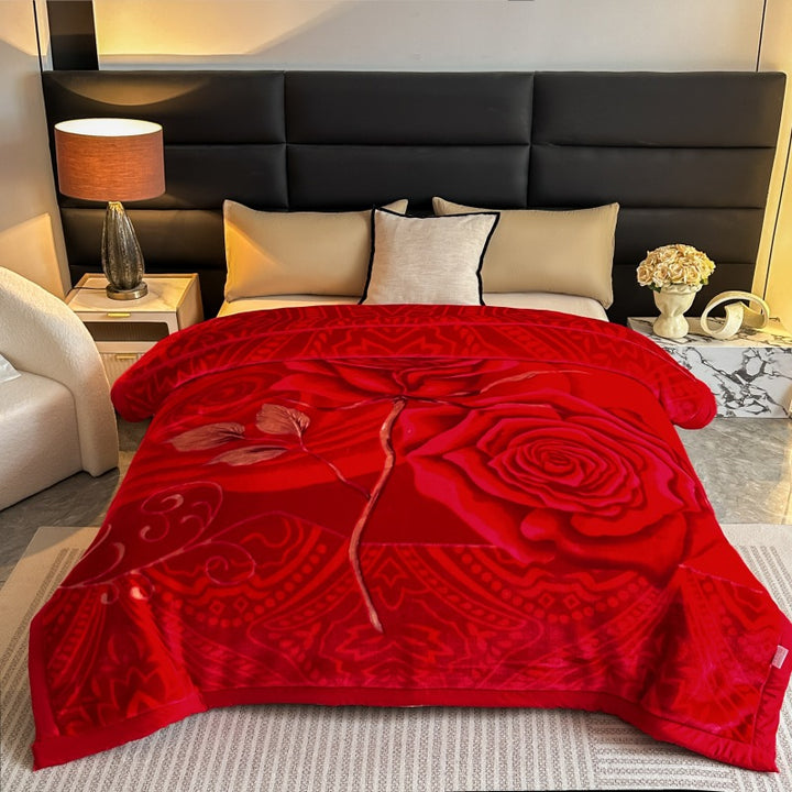 Decorative Fleece Throw Blanket Kalsten