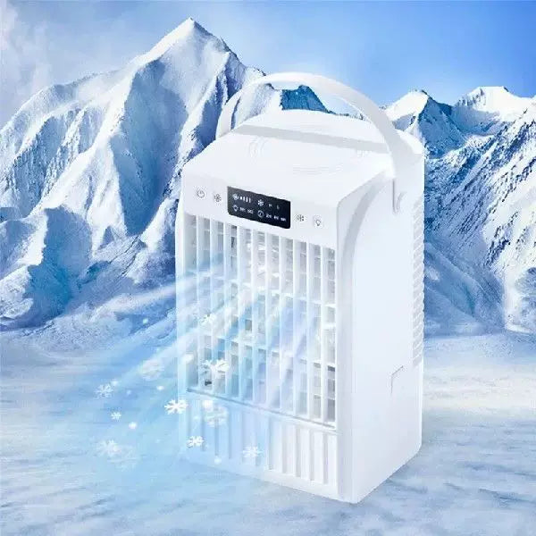 Unisex one size portable evaporative table fan with handle and adjustable multi-speed fan Kalsten