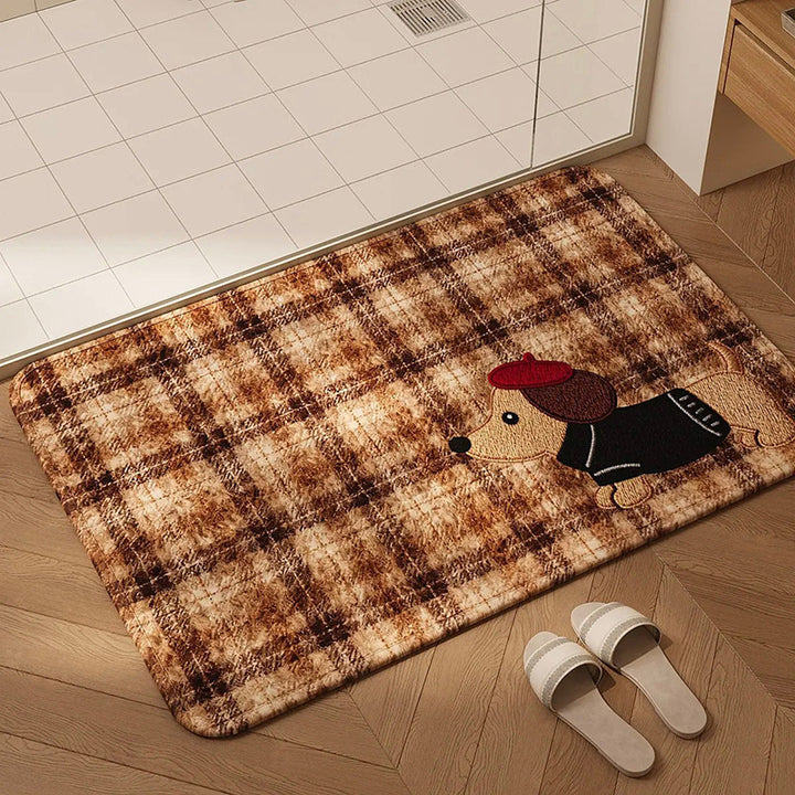 Playful Dog-Themed Area Rug