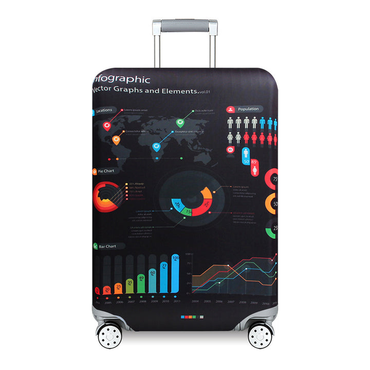 Abstract Art Hard Shell Suitcase Kalsten