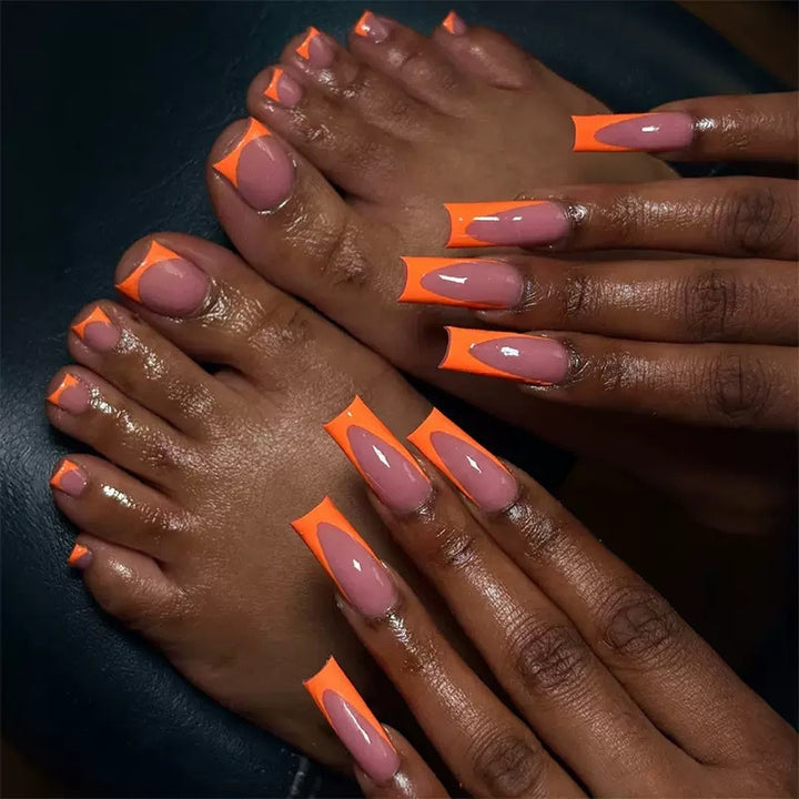 Nail set with modern design and elegant tip look Kalsten