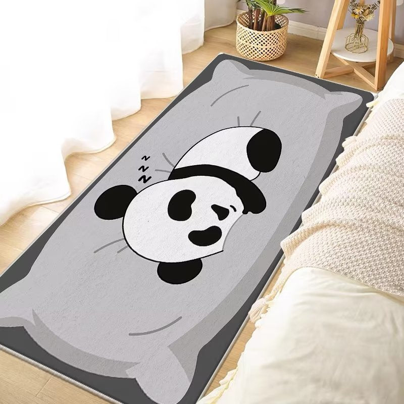 Fun Cartoon Cat-Themed Area Rug